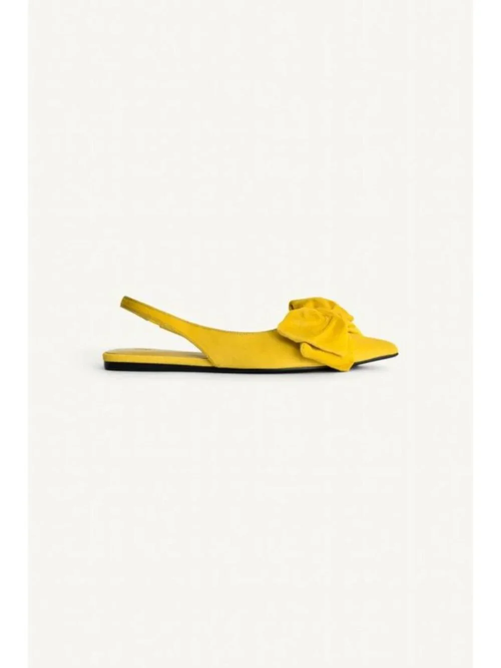 ZARA LIMITED EDITION SLINGBACKS WITH LARGE BOW - Picture 7 of 8